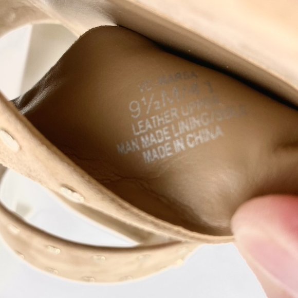 Vince Camuto | Shoes | Nib Vince Camuto 95m Marsa Tortilla  NIB Vince Camuto 9.5M Marsa Tortilla True Suede Studded Platforms, Retail $110